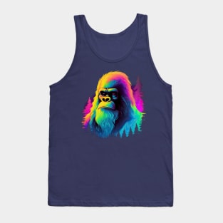 Bigfoot Forest Silhouette Tank Top